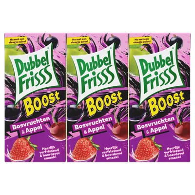 Dubbelfrisss Bosvrucht-appel boost