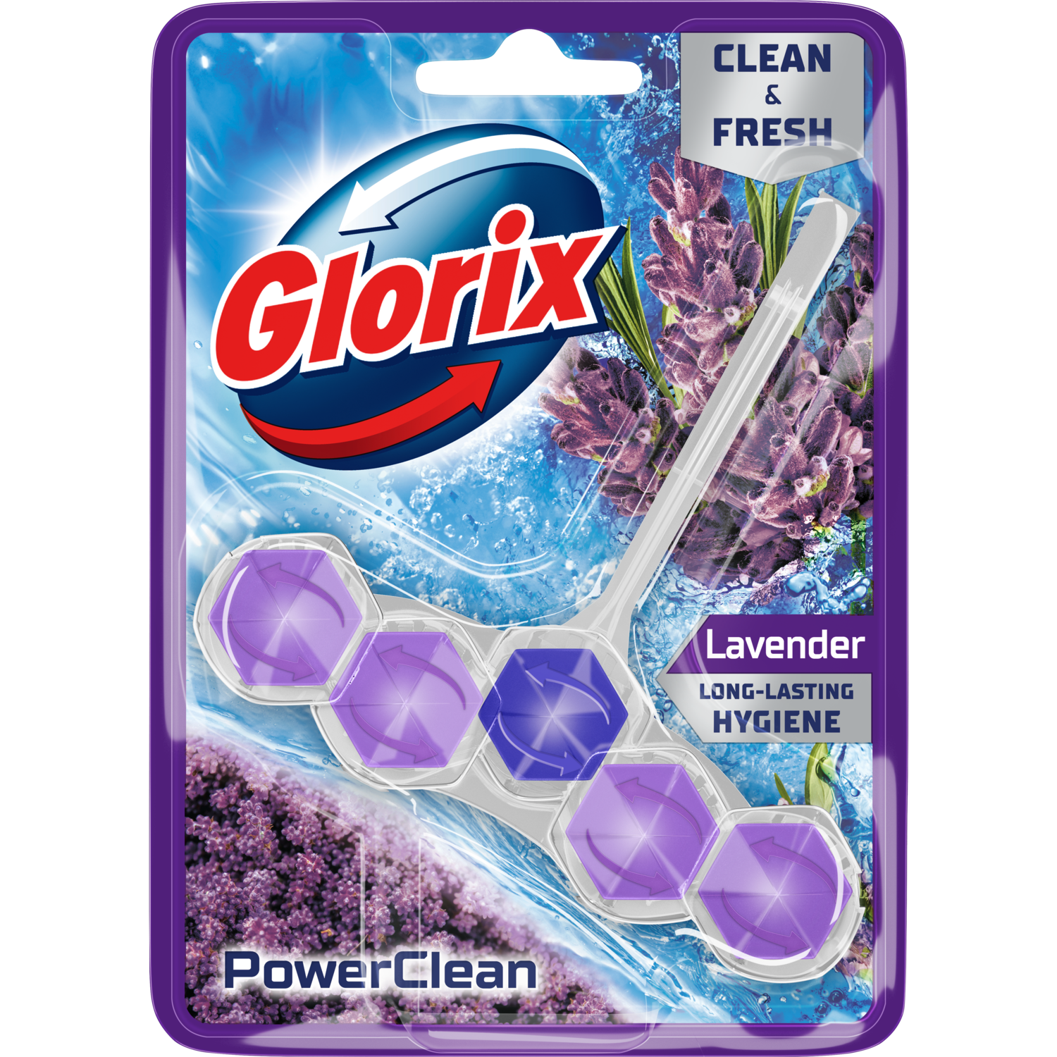 Glorix Toiletblok lavendel