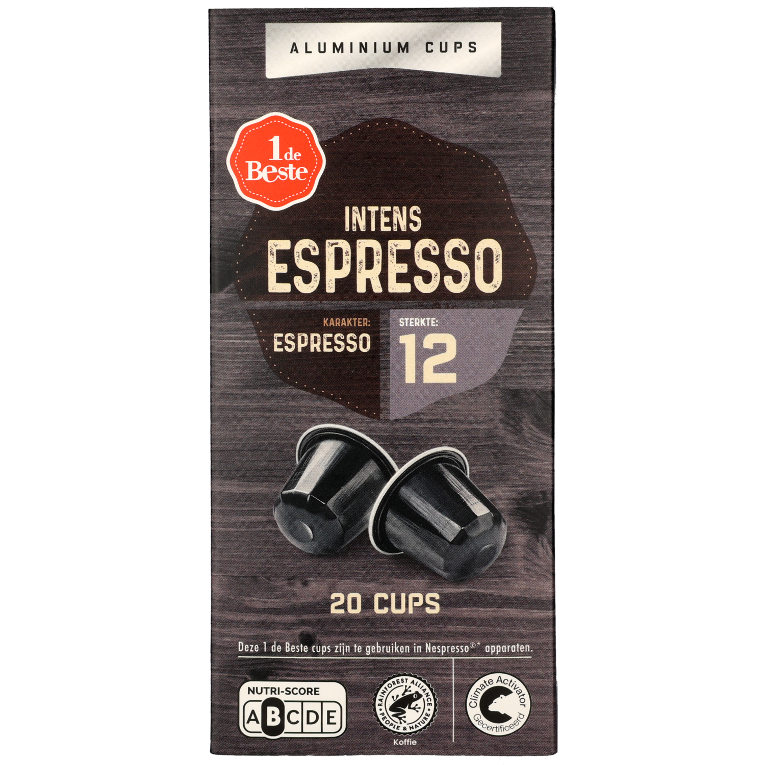 1 de Beste Koffiecups intens