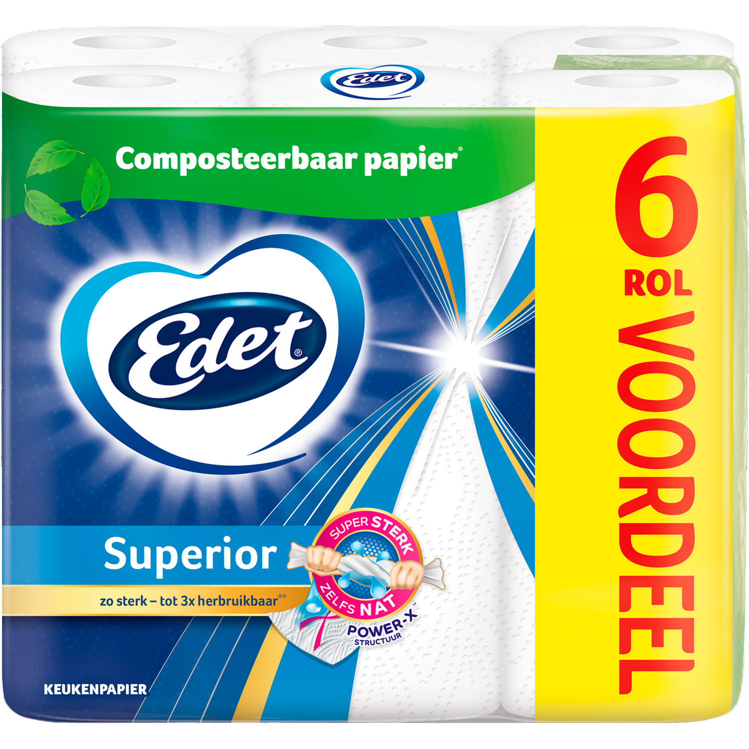 Edet Keukenpapier 6 rol