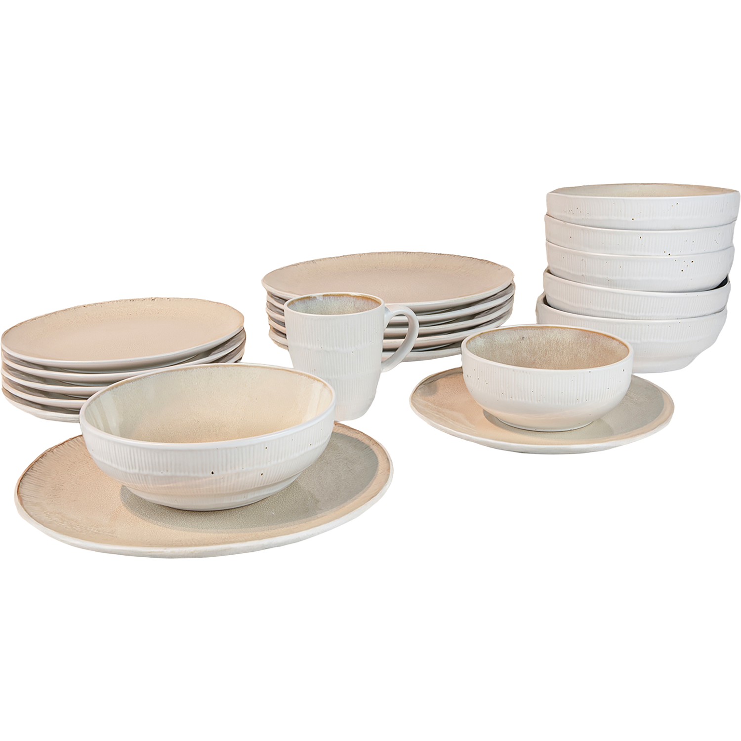 Non food Dinerbord beige white tzia 27cm