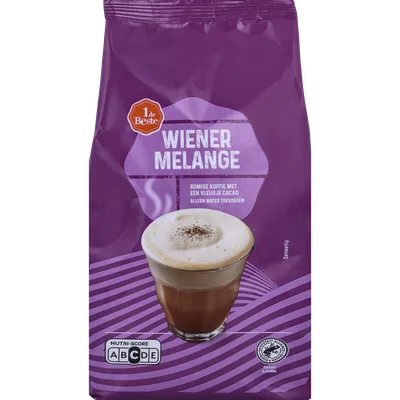 1 de Beste Oploskoffie wiener melange