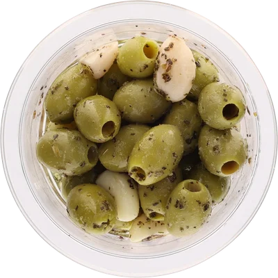Olijven knoflook groen