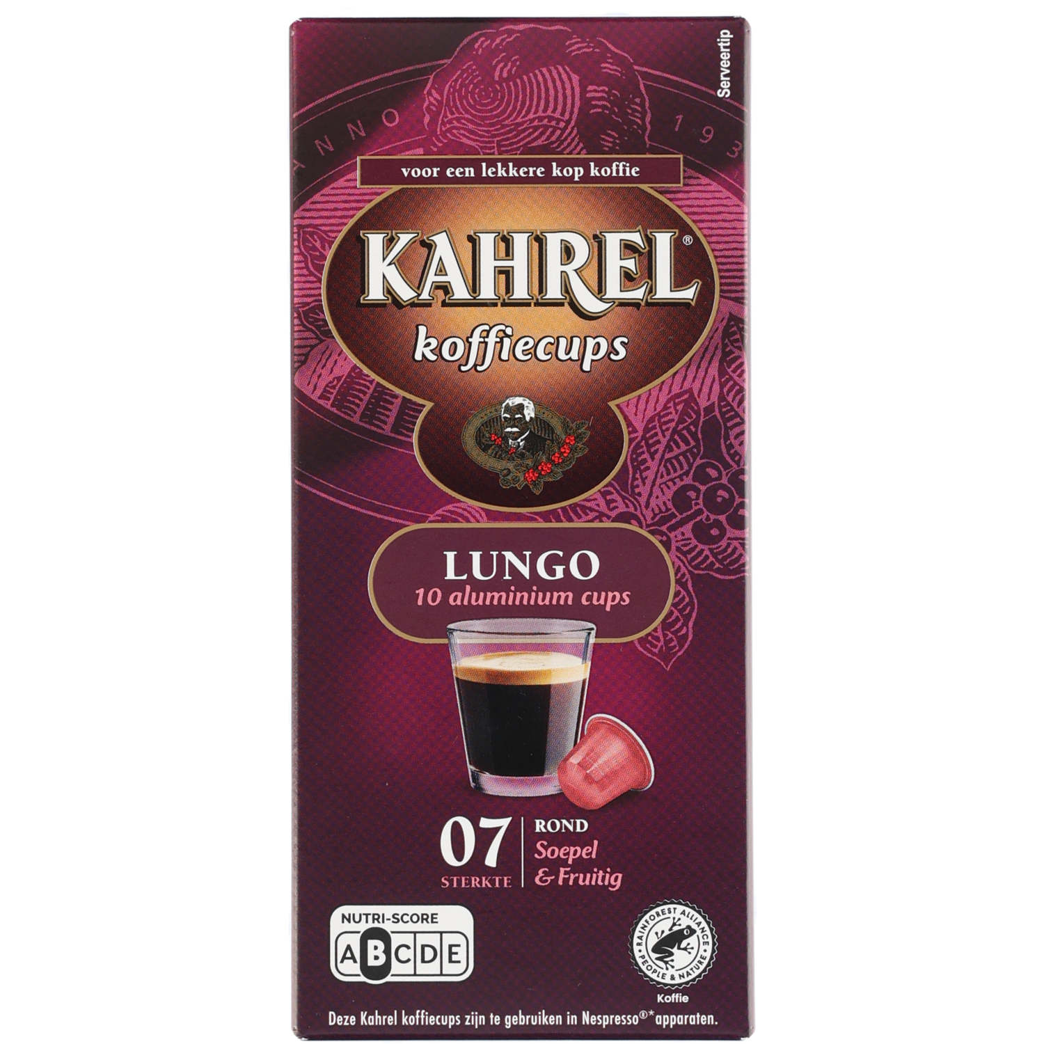 Kahrel Koffiecups lungo sterkte 7