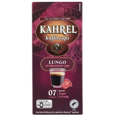 Kahrel Koffiecups lungo sterkte 7