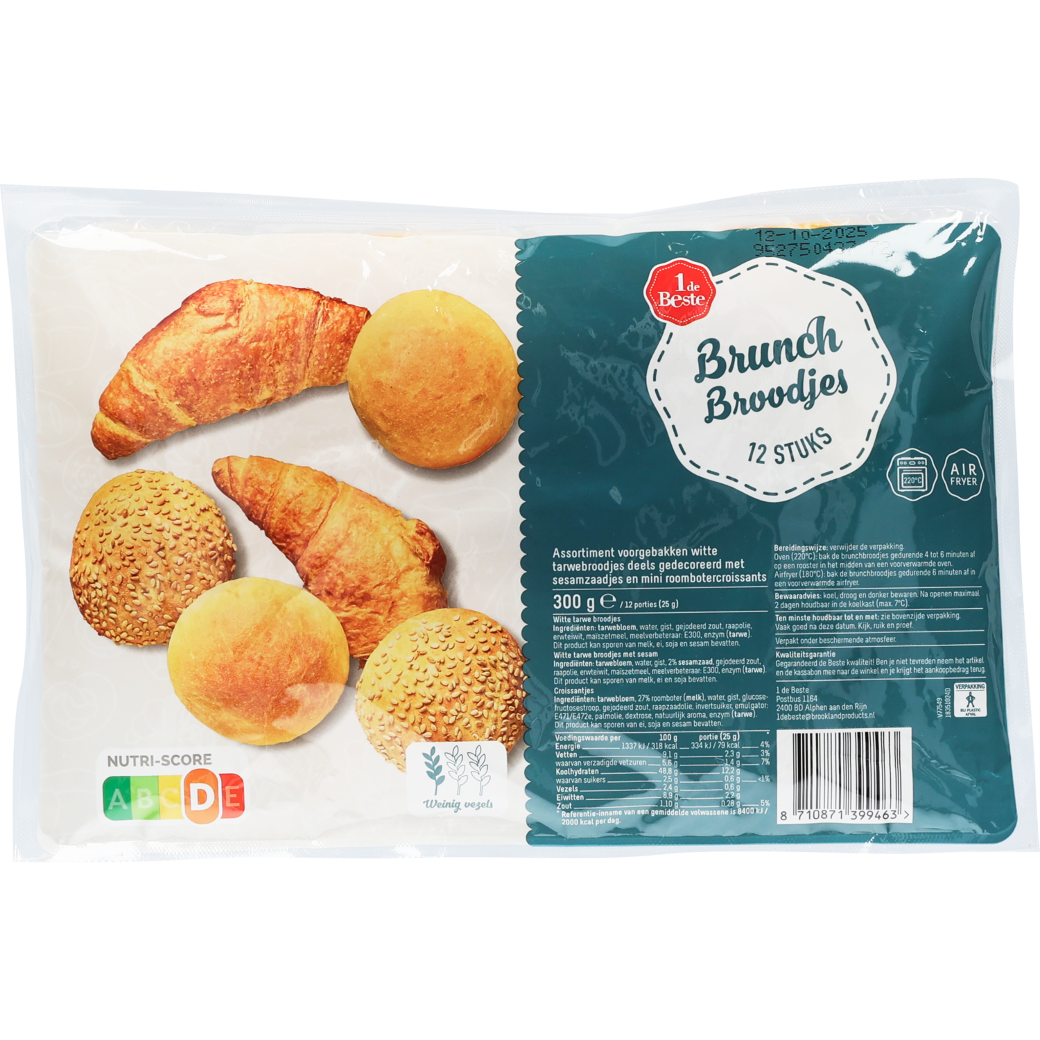 1 de Beste Brunchbroodjes 12 st.