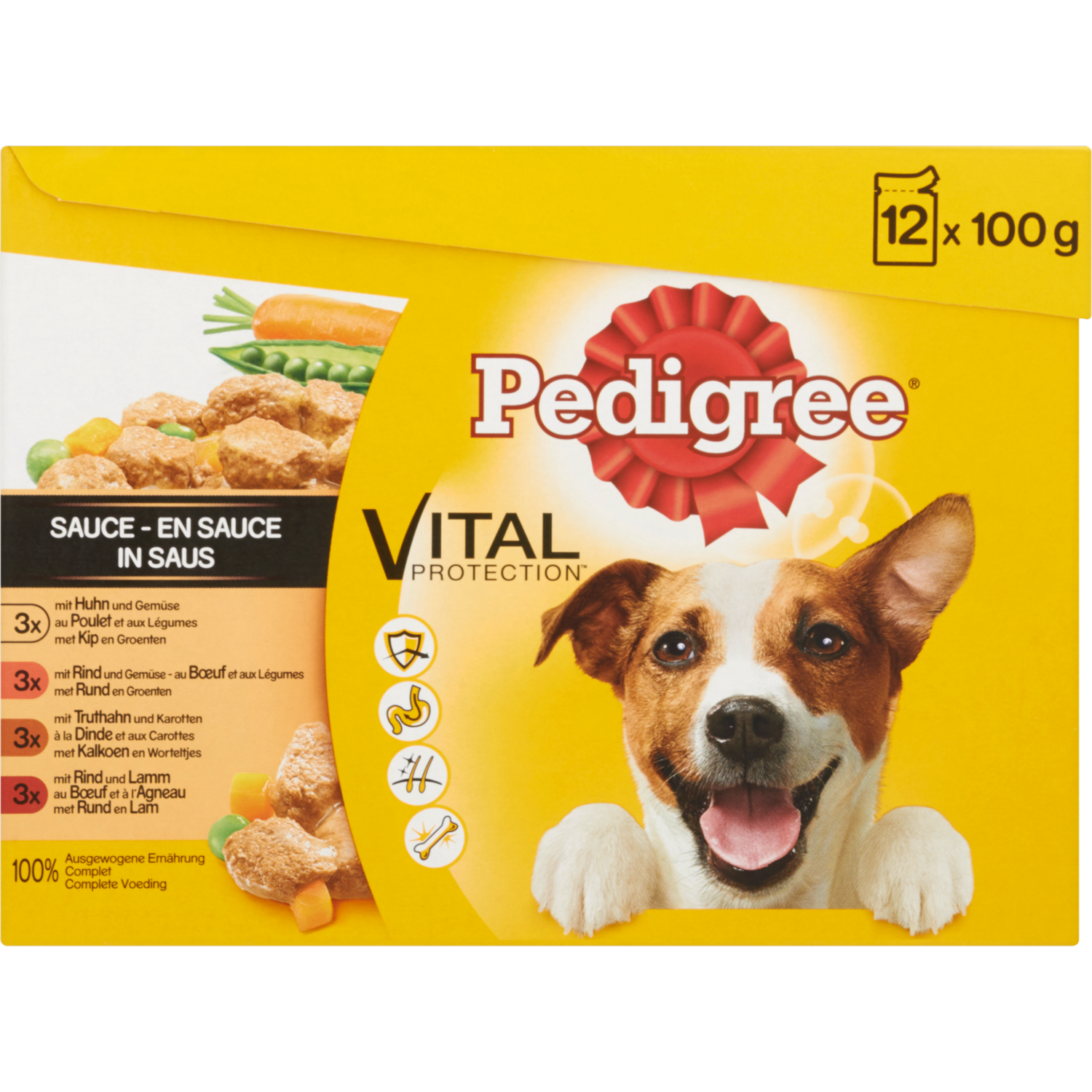 Pedigree Hondenvoer selection saus adult