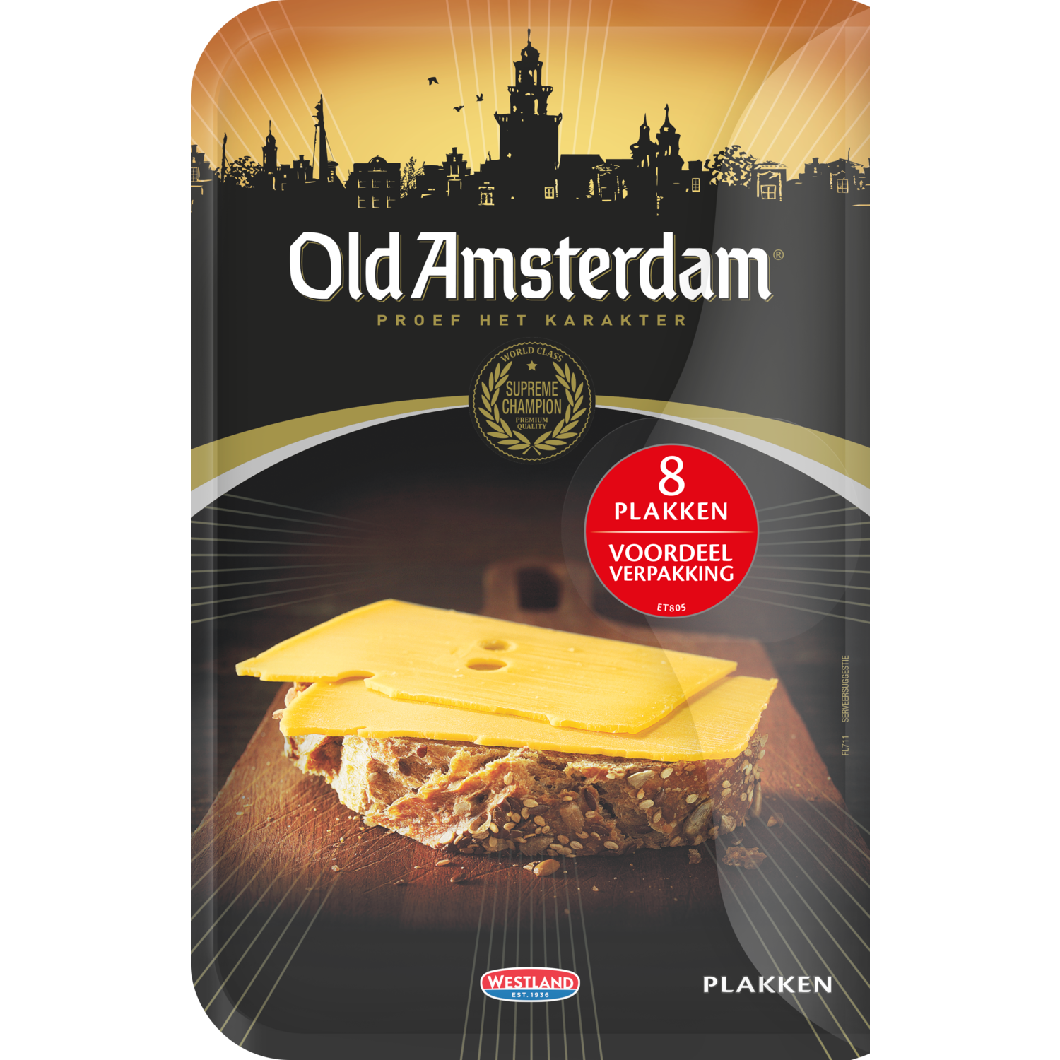Old Amsterdam 48+ kaas plakken