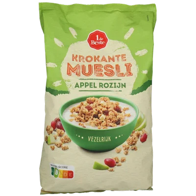 1 de Beste Muesli krokant appel rozijn
