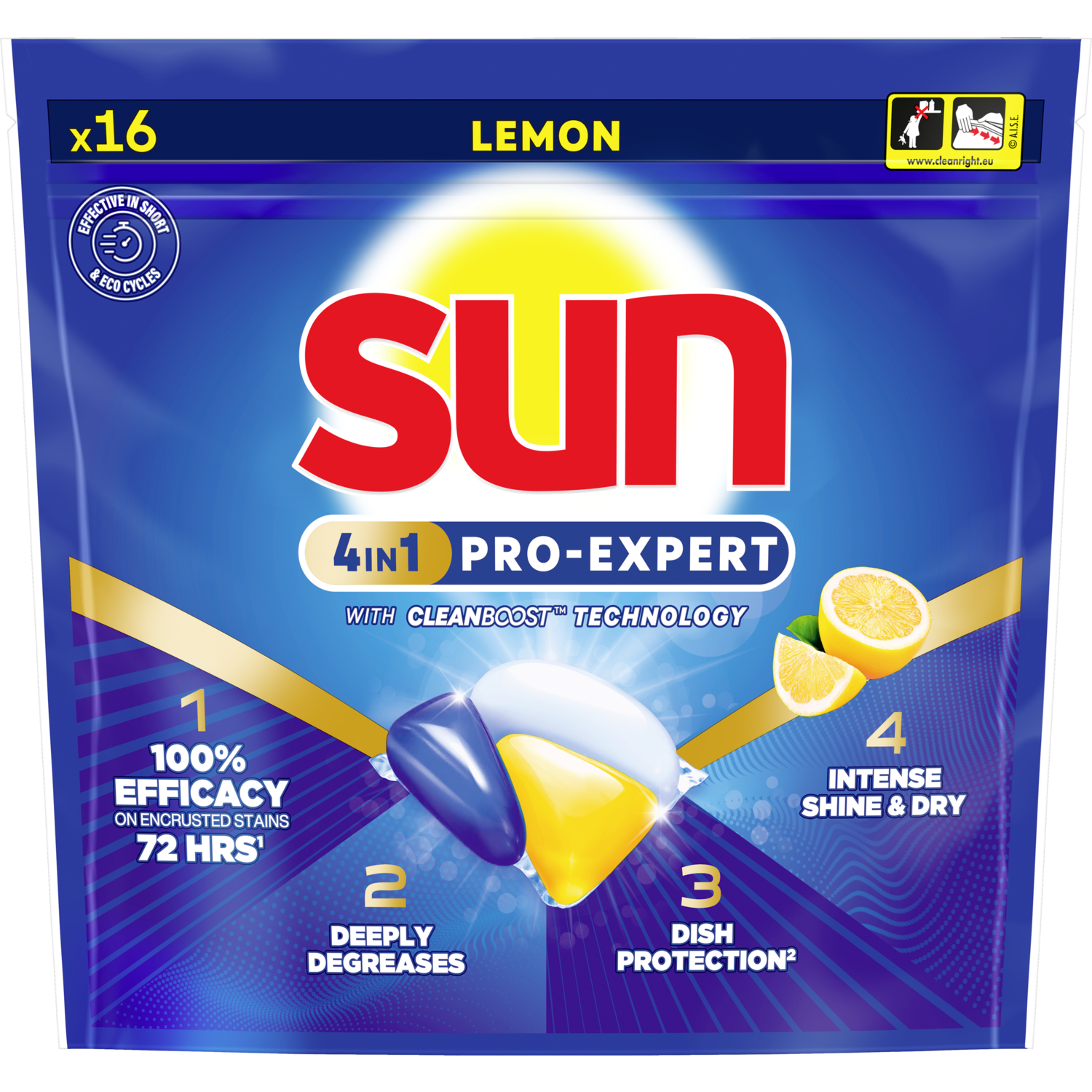 Sun Vaatwastabletten expert lemon