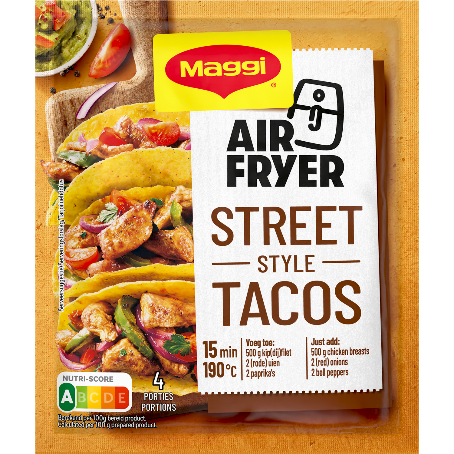 Maggi Kruidenmix airfryer street taco