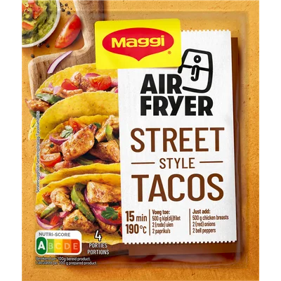 Maggi Kruidenmix airfryer street taco