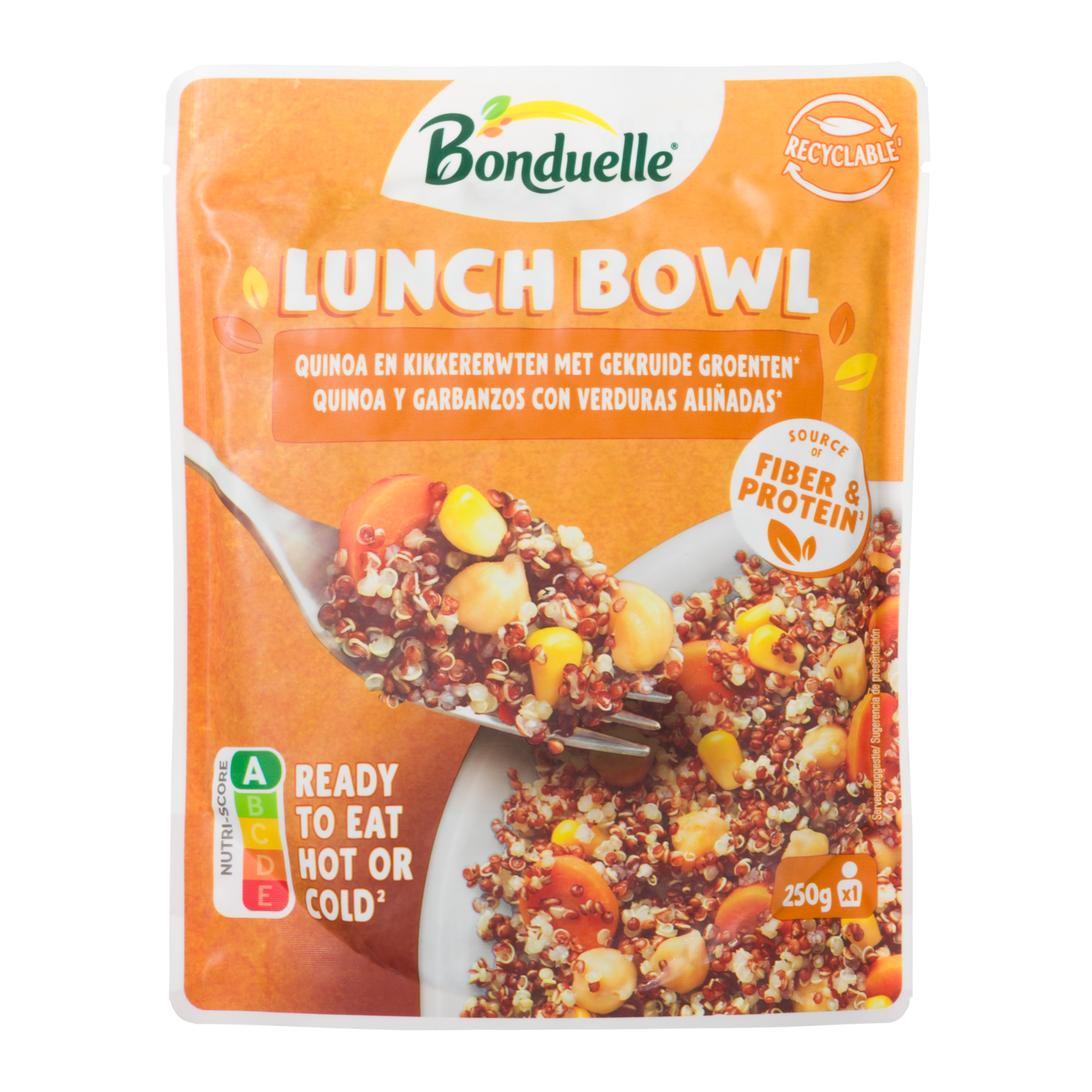Bonduelle Lunch bowl kikkererwten quinoa