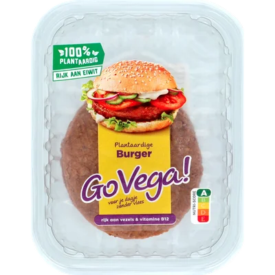 Go Vega Plantaardige burger 2 stuks