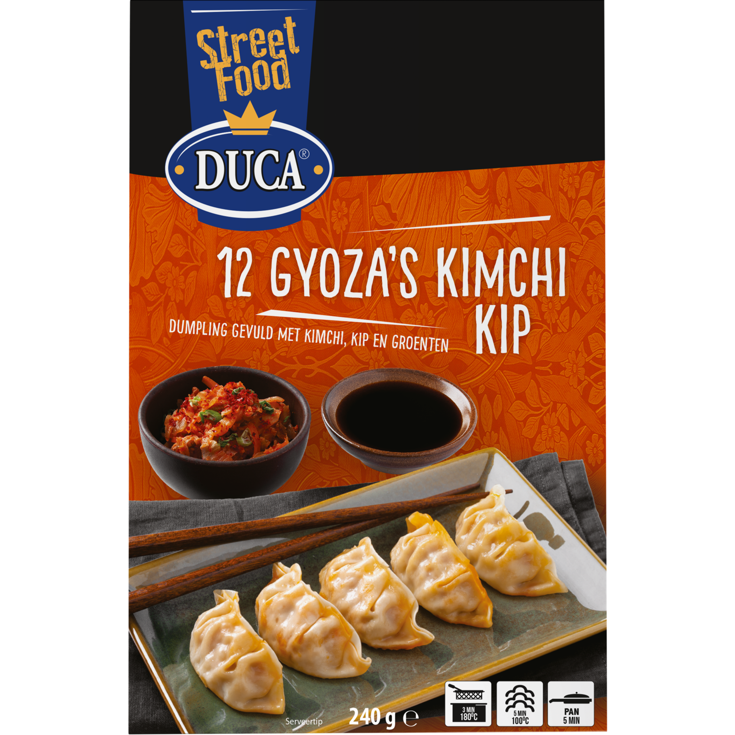 Duca Gyoza kimchi kip 12 st.