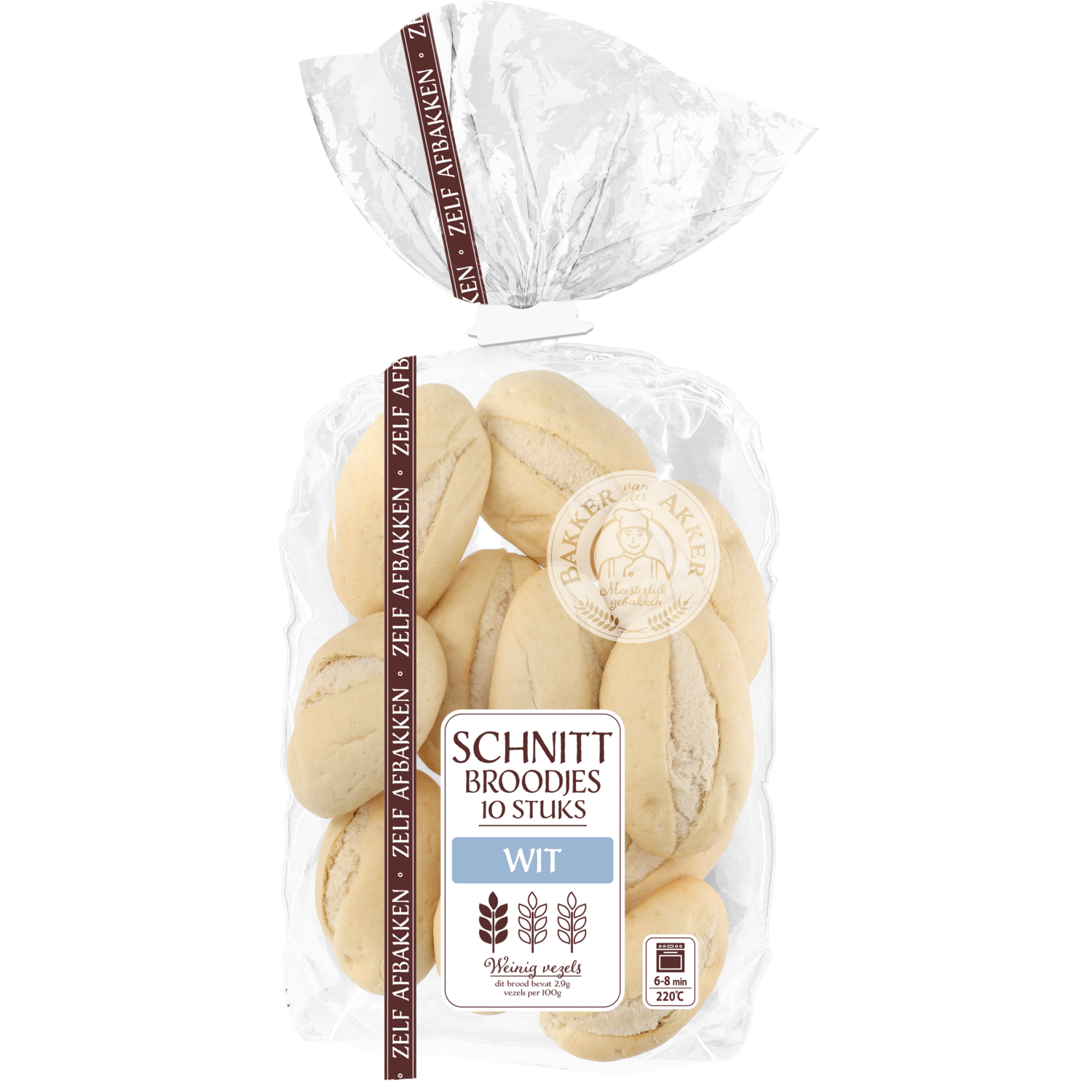 Bakker van der Akker Schnittbroodjes wit