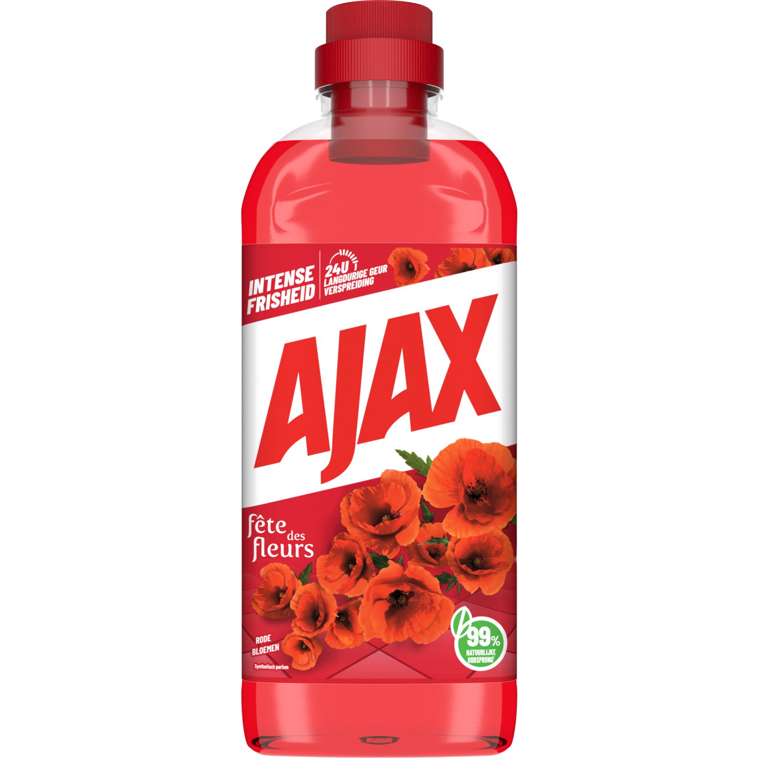 Ajax Allesreiniger rode bloemen