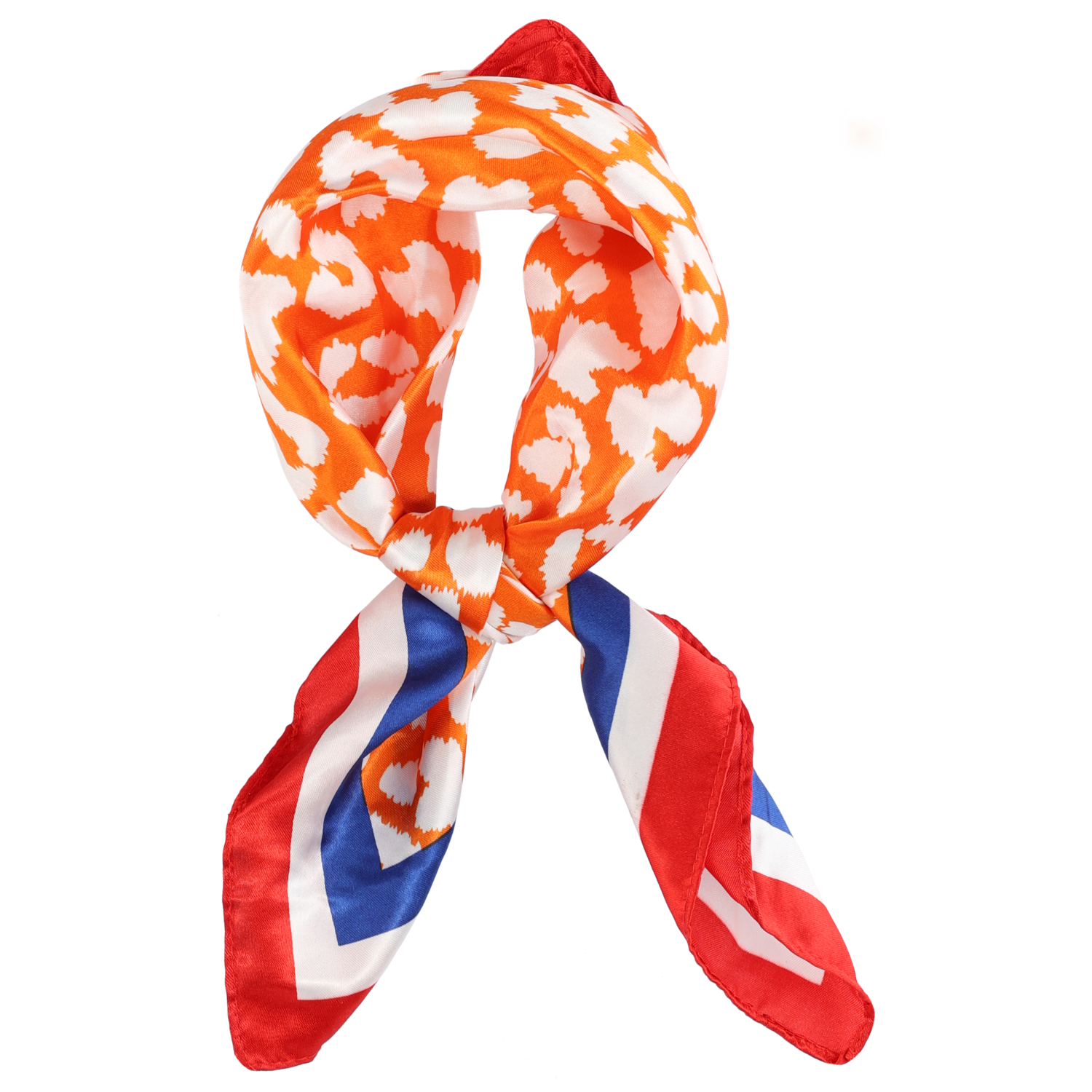 Bandana en scrunchie oranje