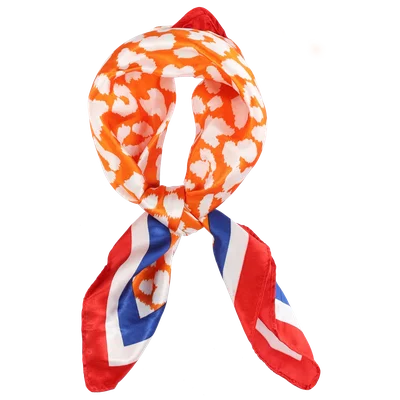 Bandana en scrunchie oranje