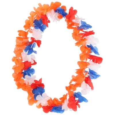 Hawaii krans oranje/rwb 2-pack