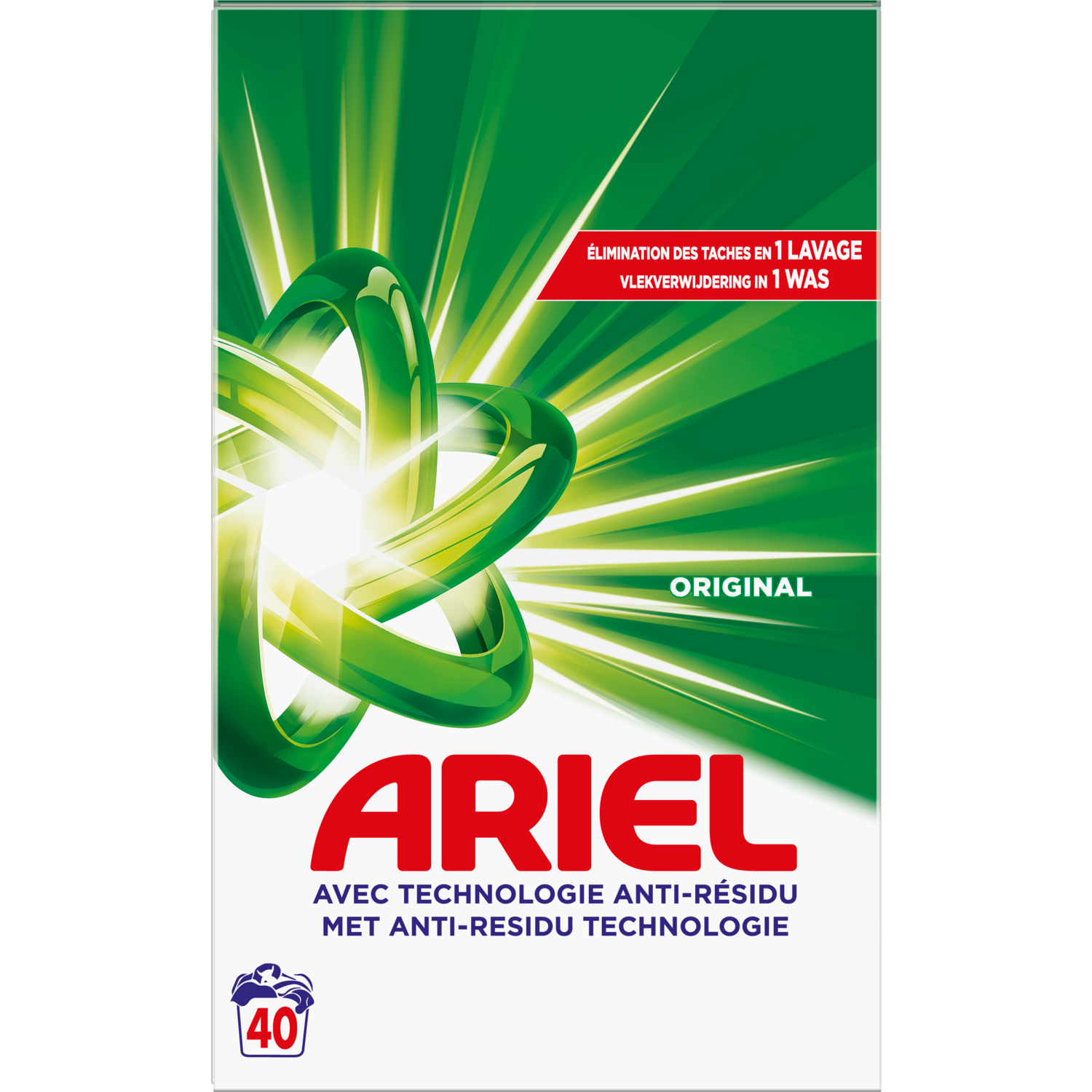 Ariel Wasmiddel poeder 40wb