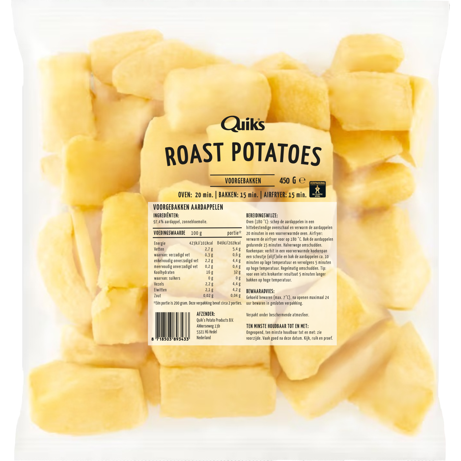 Quiks Roast potatoes
