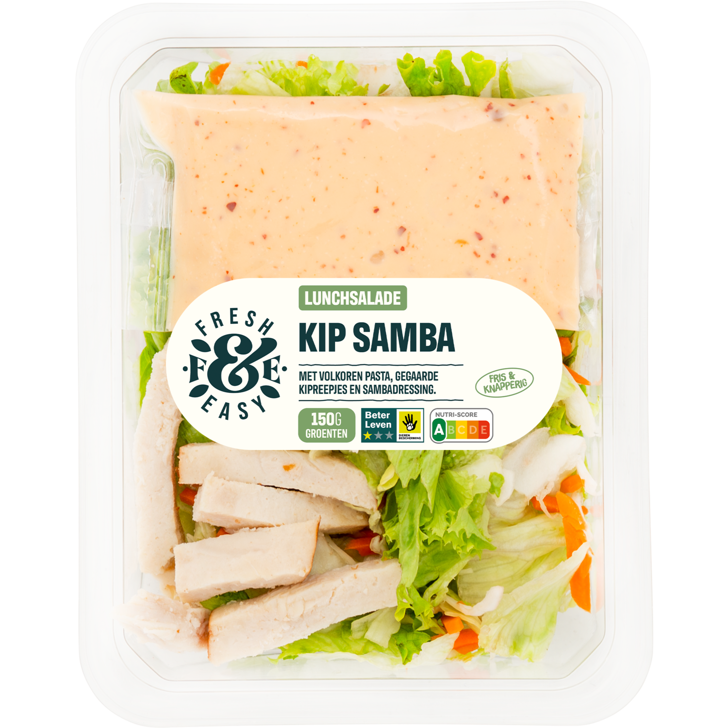 Fresh & easy Lunchsalade kip samba