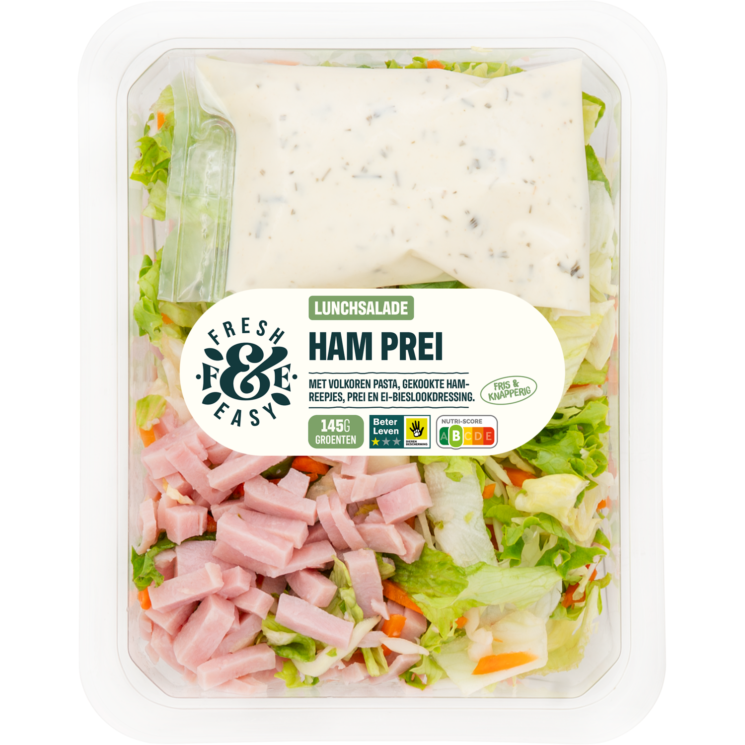 Fresh & easy Lunchsalade ham prei