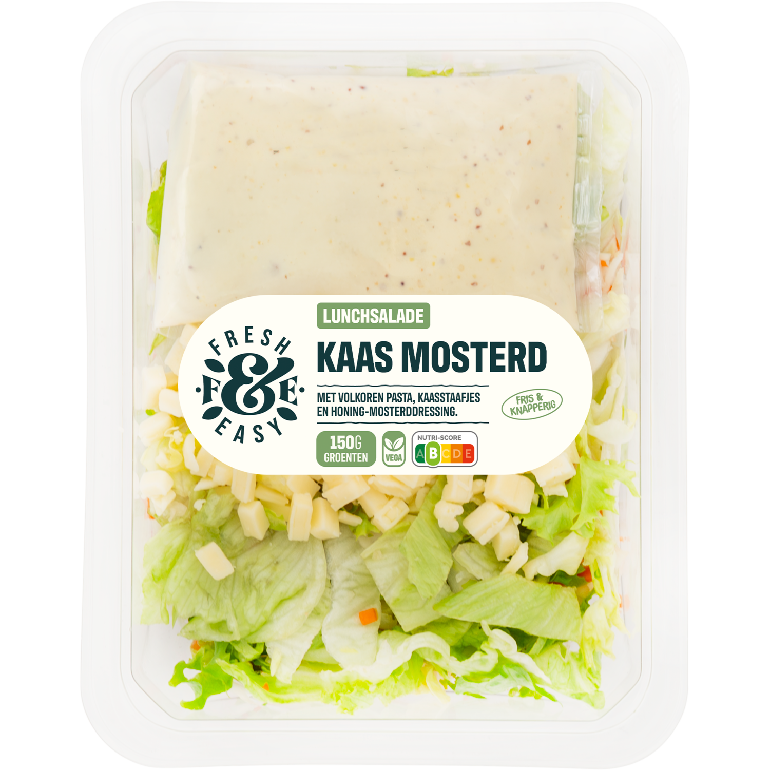 Fresh & easy Lunchsalade kaas mosterd
