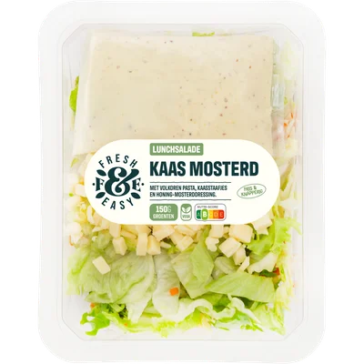 Fresh & easy Lunchsalade kaas mosterd