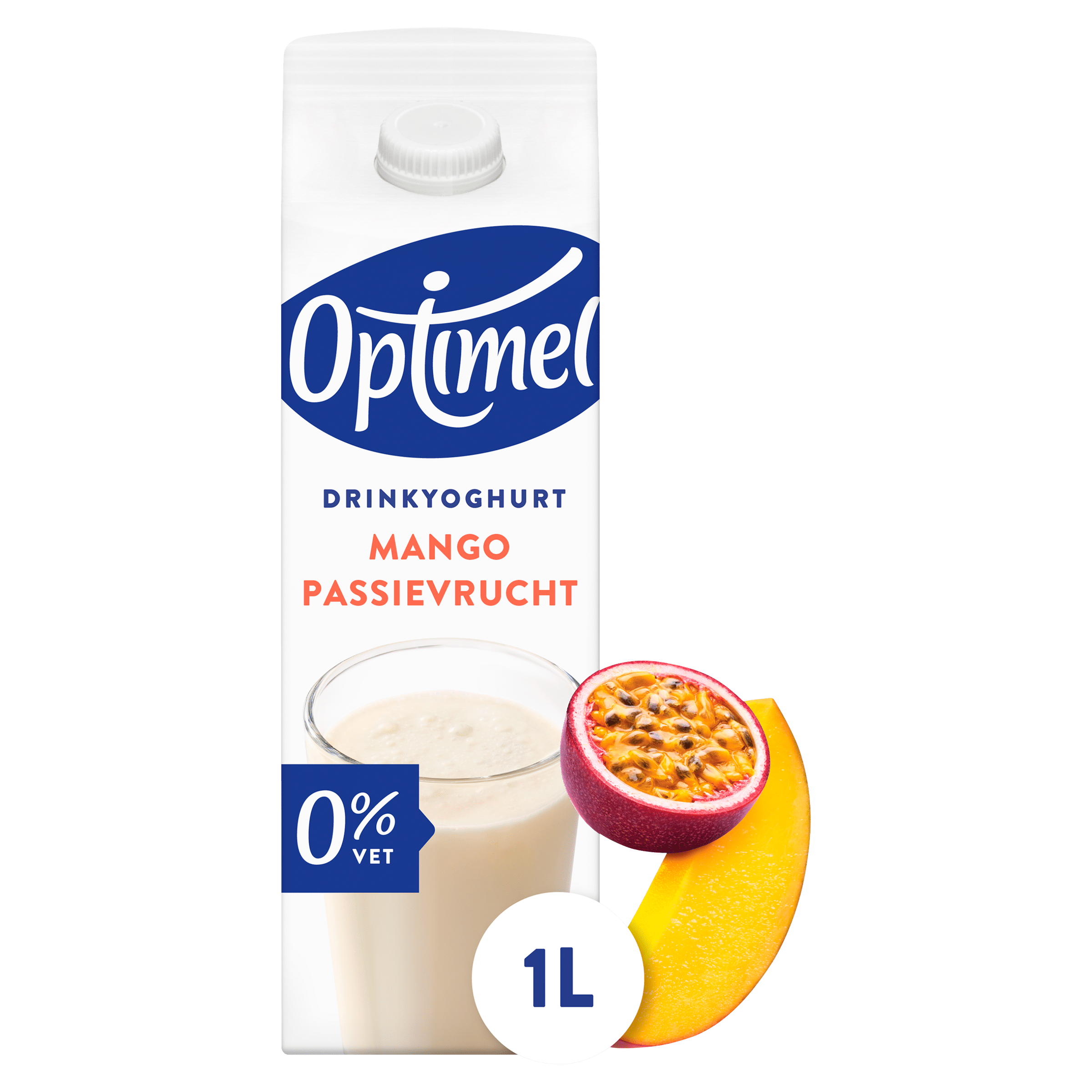 Optimel Drink mango-passievrucht 0% vet