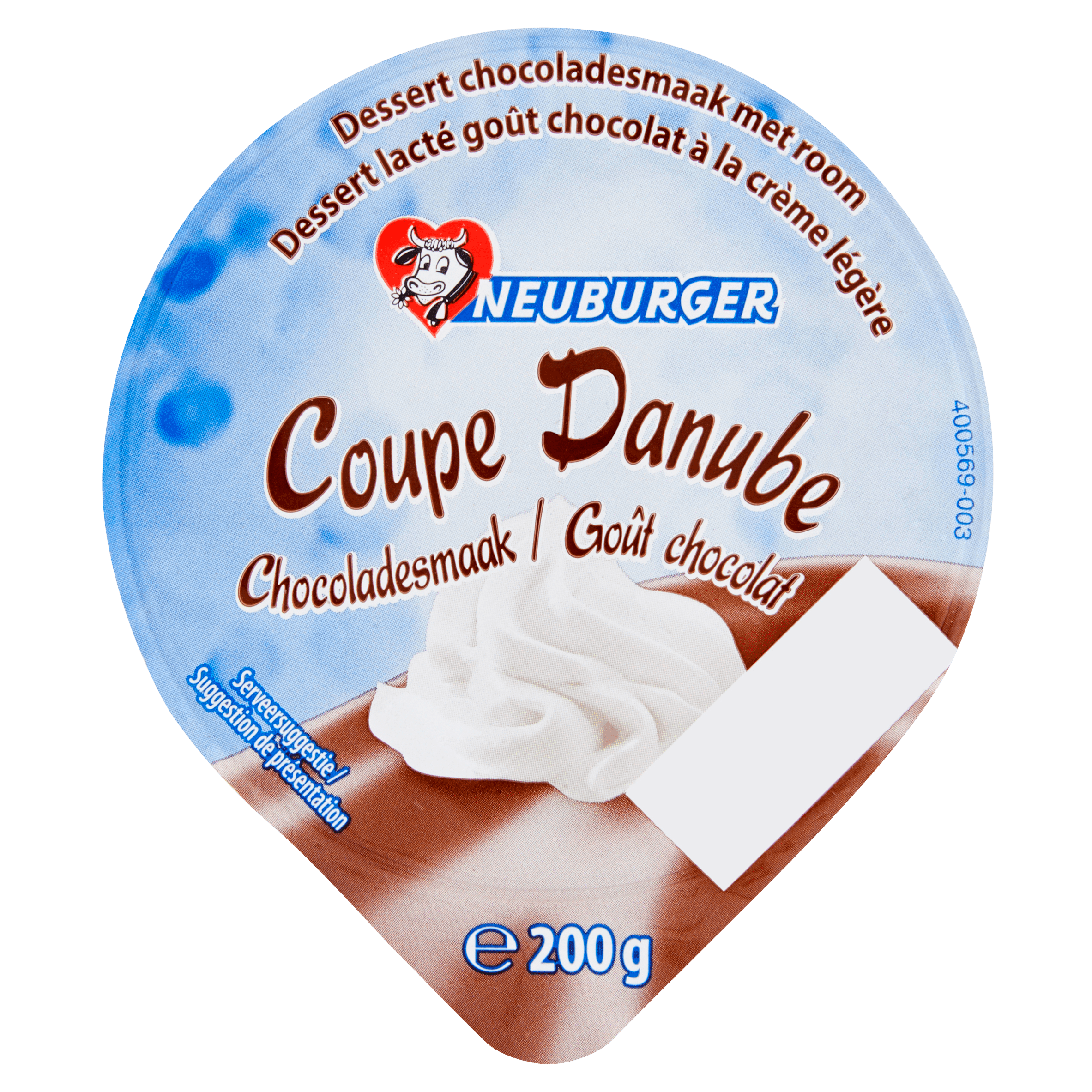 Neuburger Chocoladetoetje met room