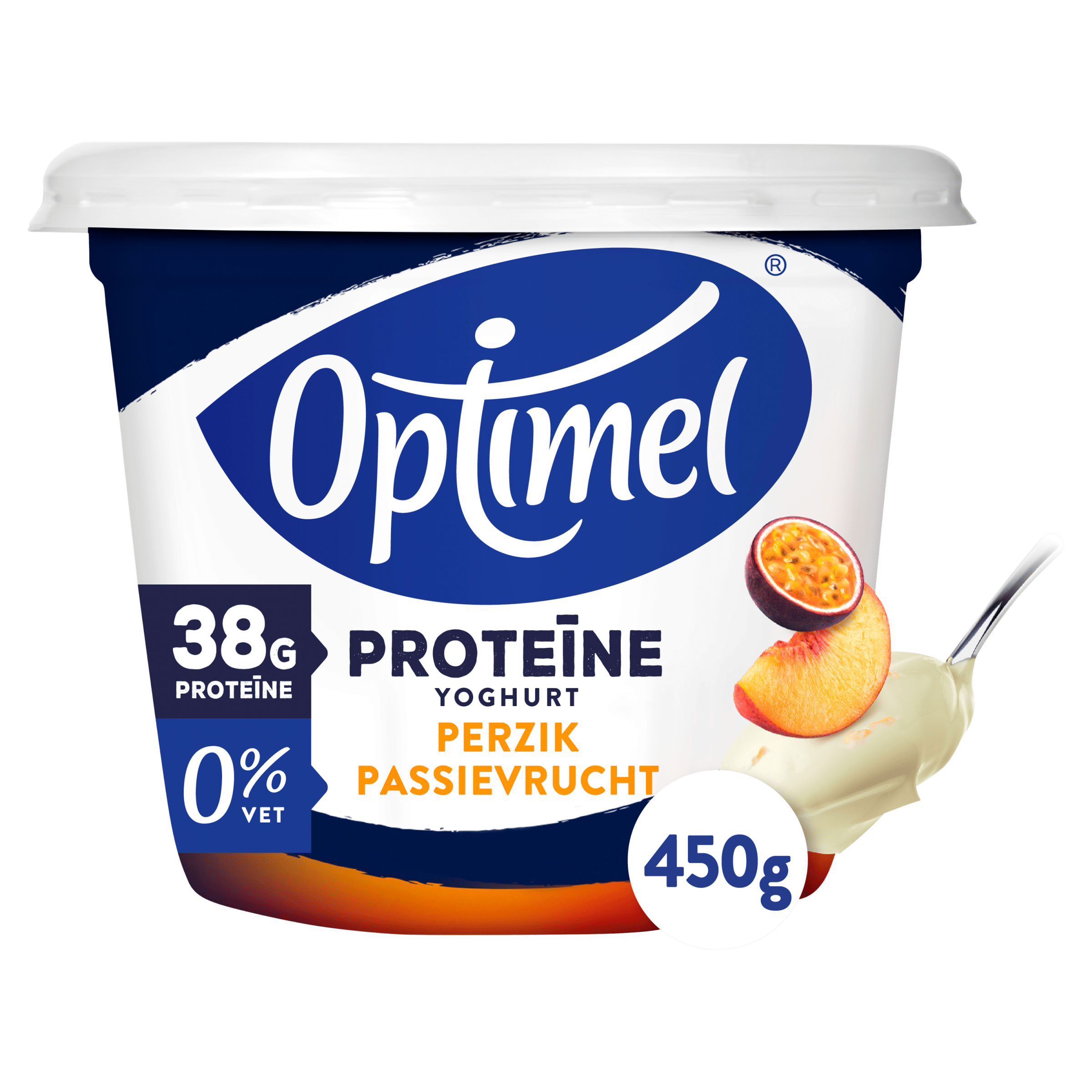 Optimel Yoghurt Proteïne Perzik