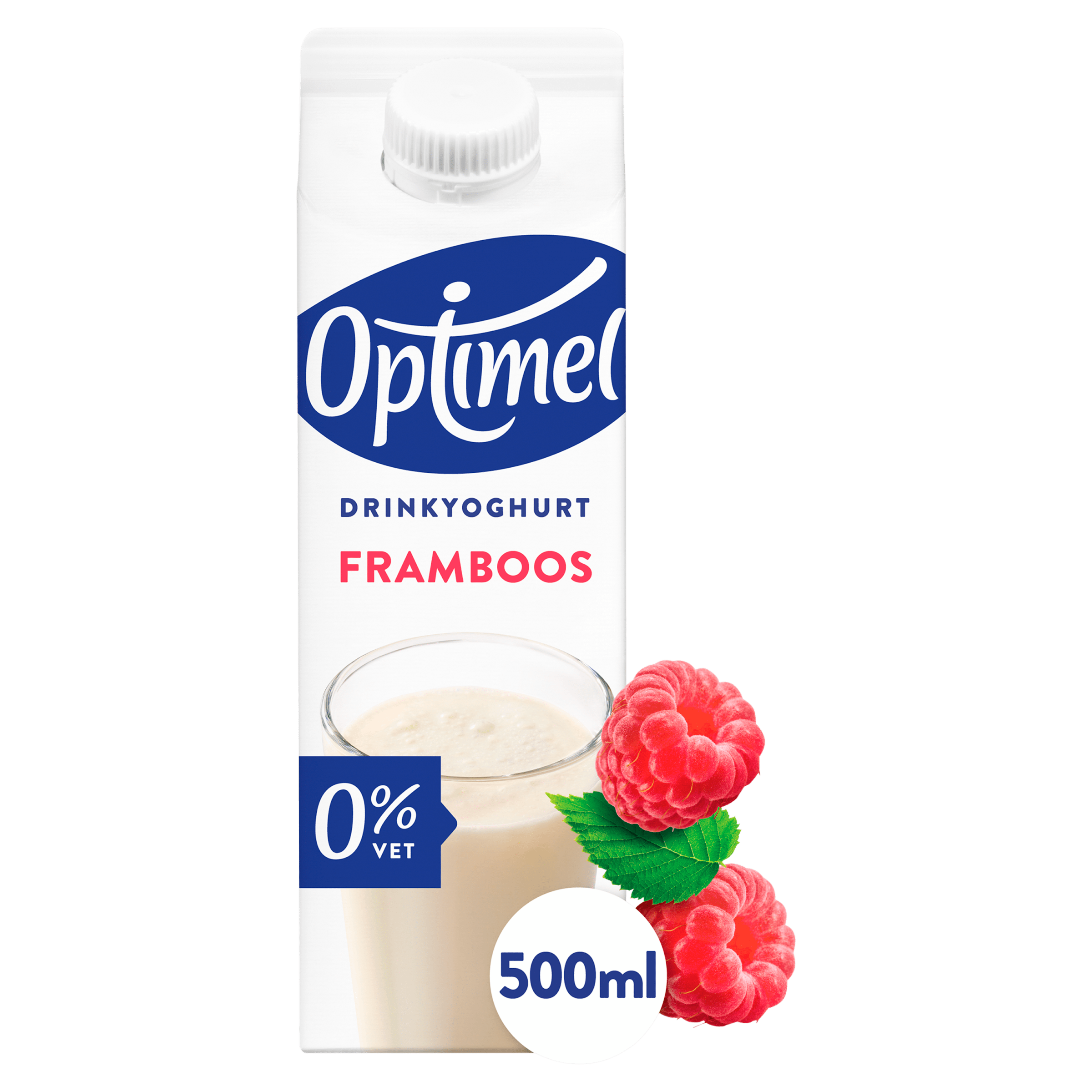 Optimel Drink framboos 0% vet