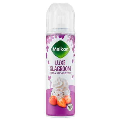 Melkan Luxe slagroom in spuitroom