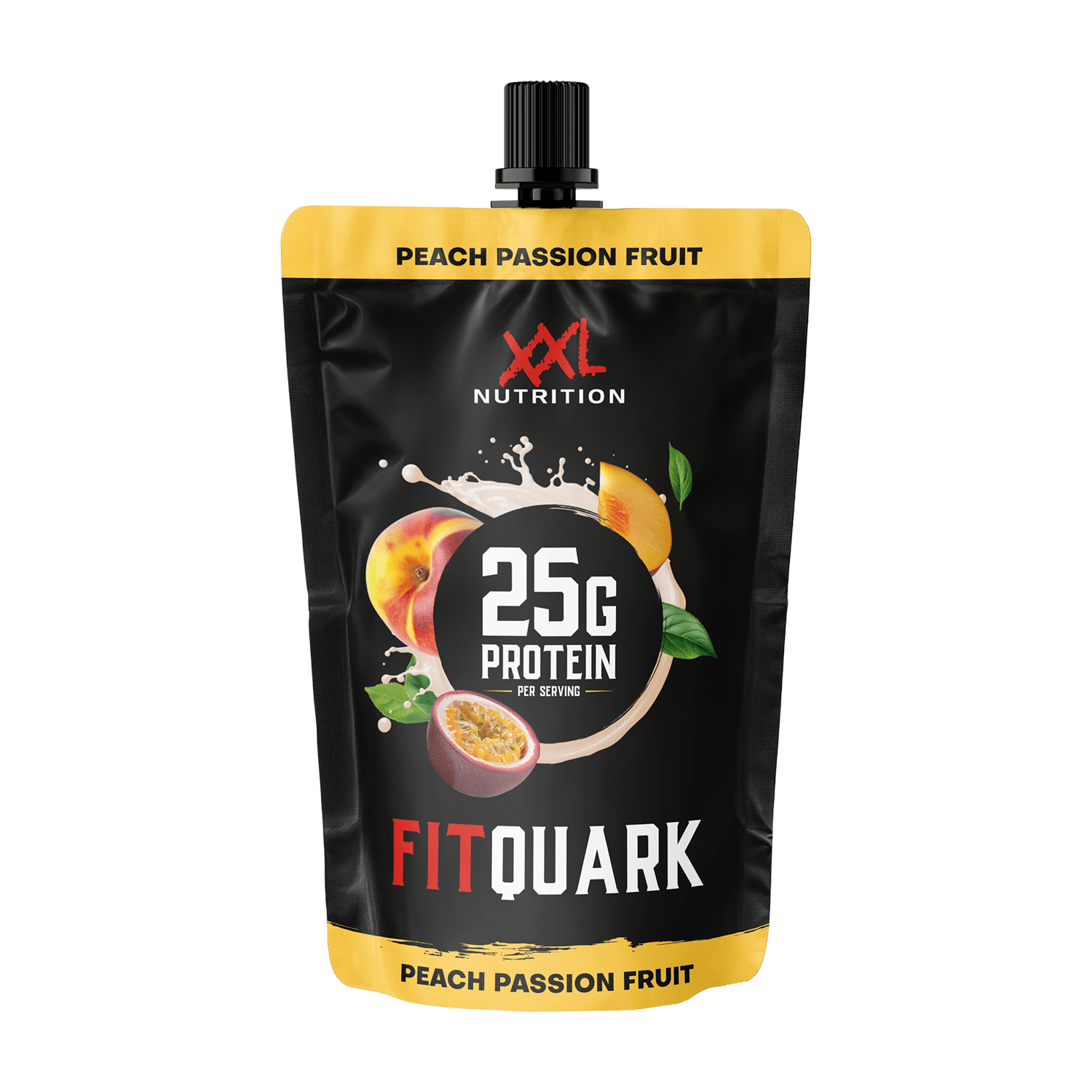 XXL Fit Quark passion peach 205g