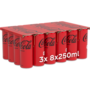 Coca-Cola Zero Sugar 3x 8x250 ml