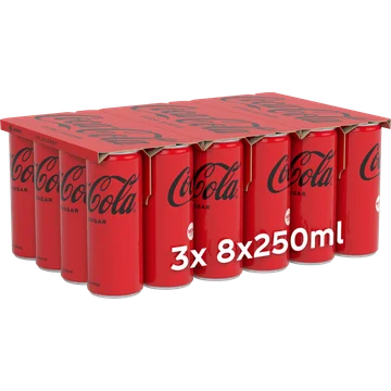 Coca-Cola Zero Sugar 3x 8x250 ml