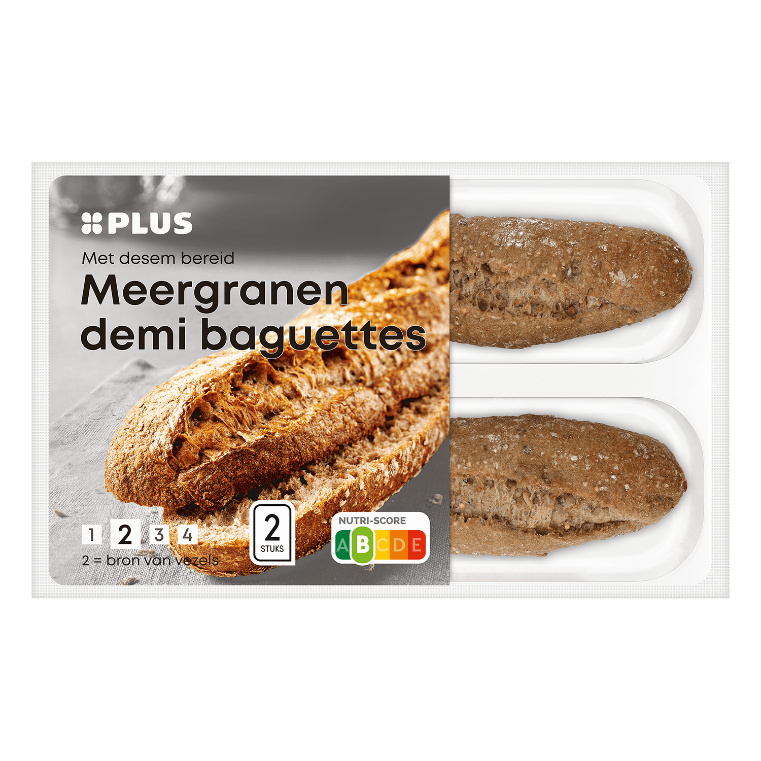 PLUS Korenlanders Desem demi baguettes meergranen