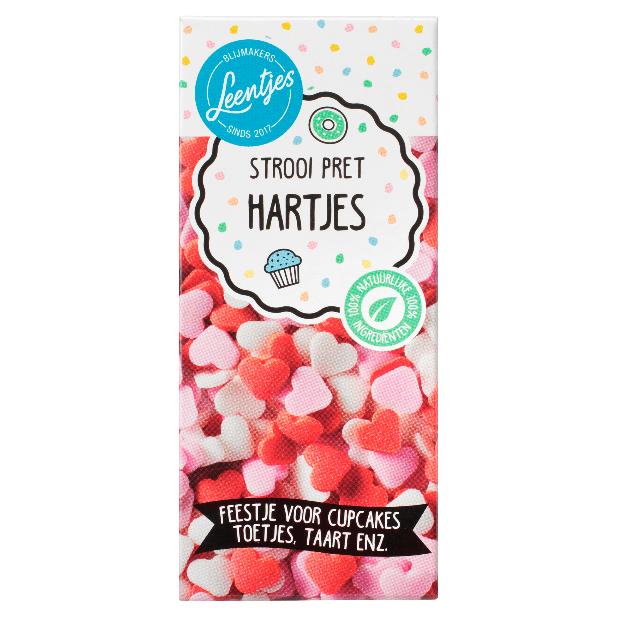 Leentjes Strooipret hartjes mix