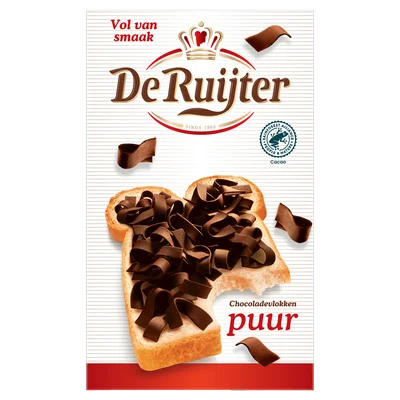 De Ruijter Chocoladevlokken Puur