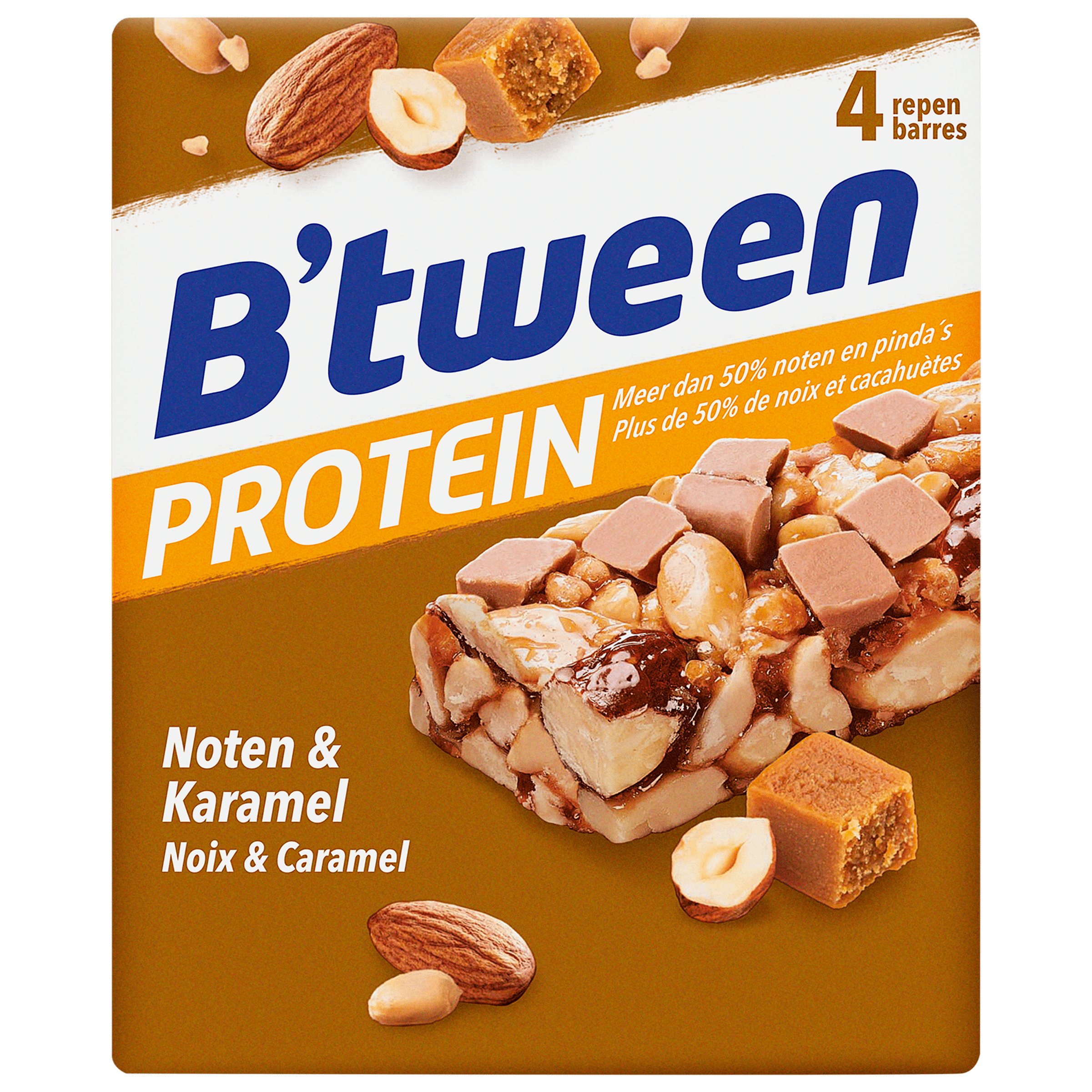 B'tween Proteinreep Noten Karamel