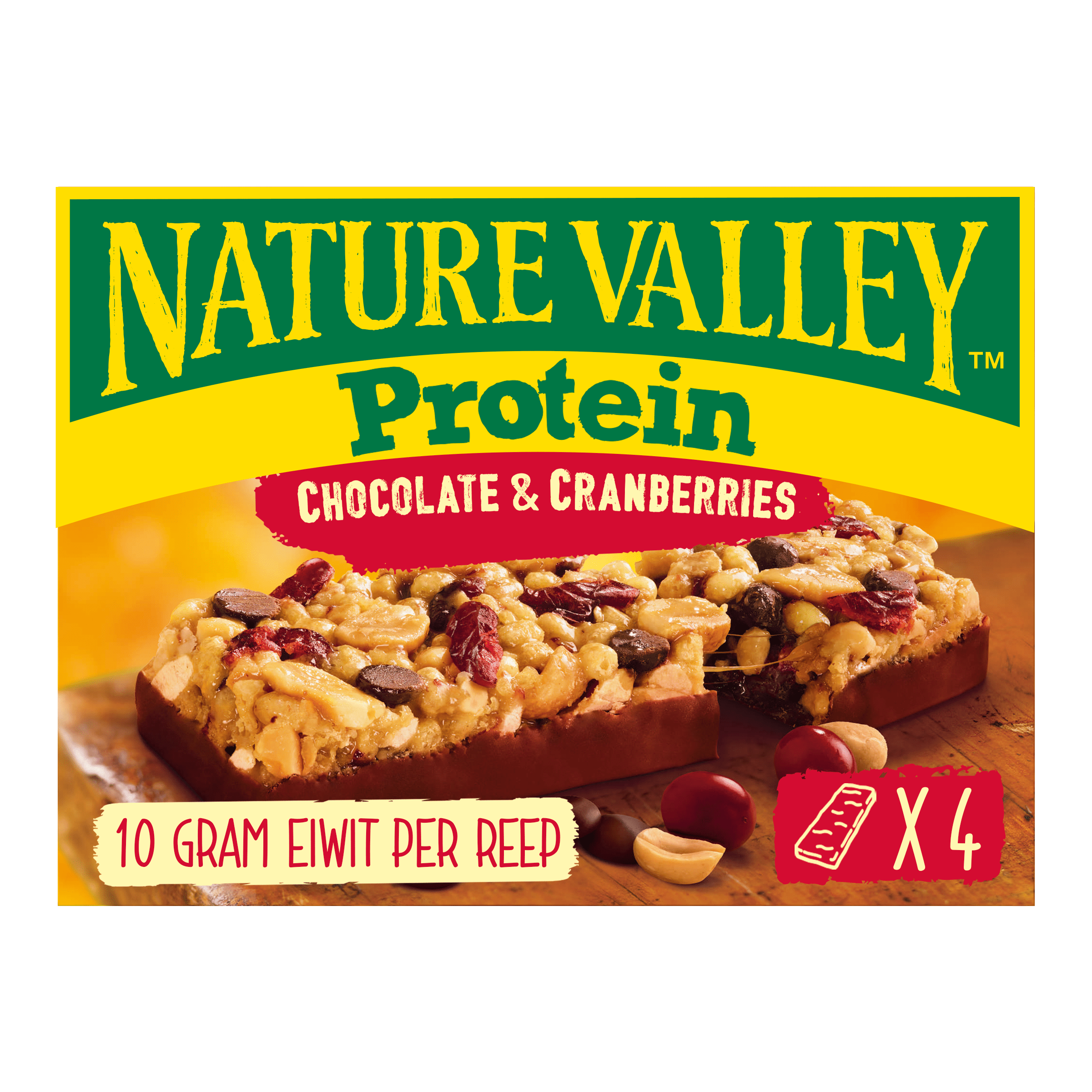Nature Valley Protein chocolade cranberry