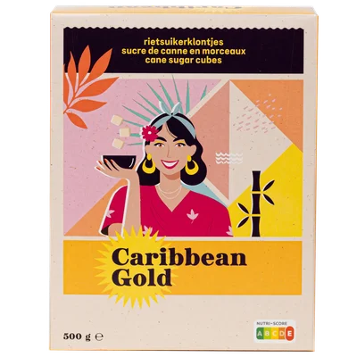 Caribbean Gold Sugar Rietsuiker klontjes