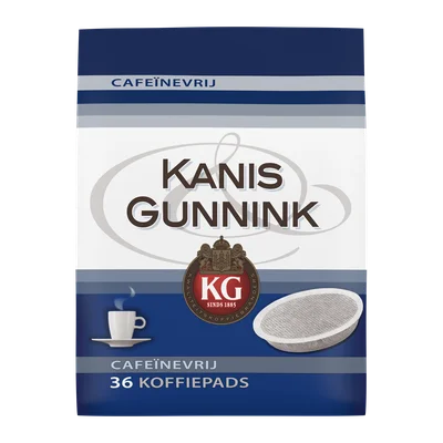 Kanis & Gunnink Koffiepads Cafeinevrij