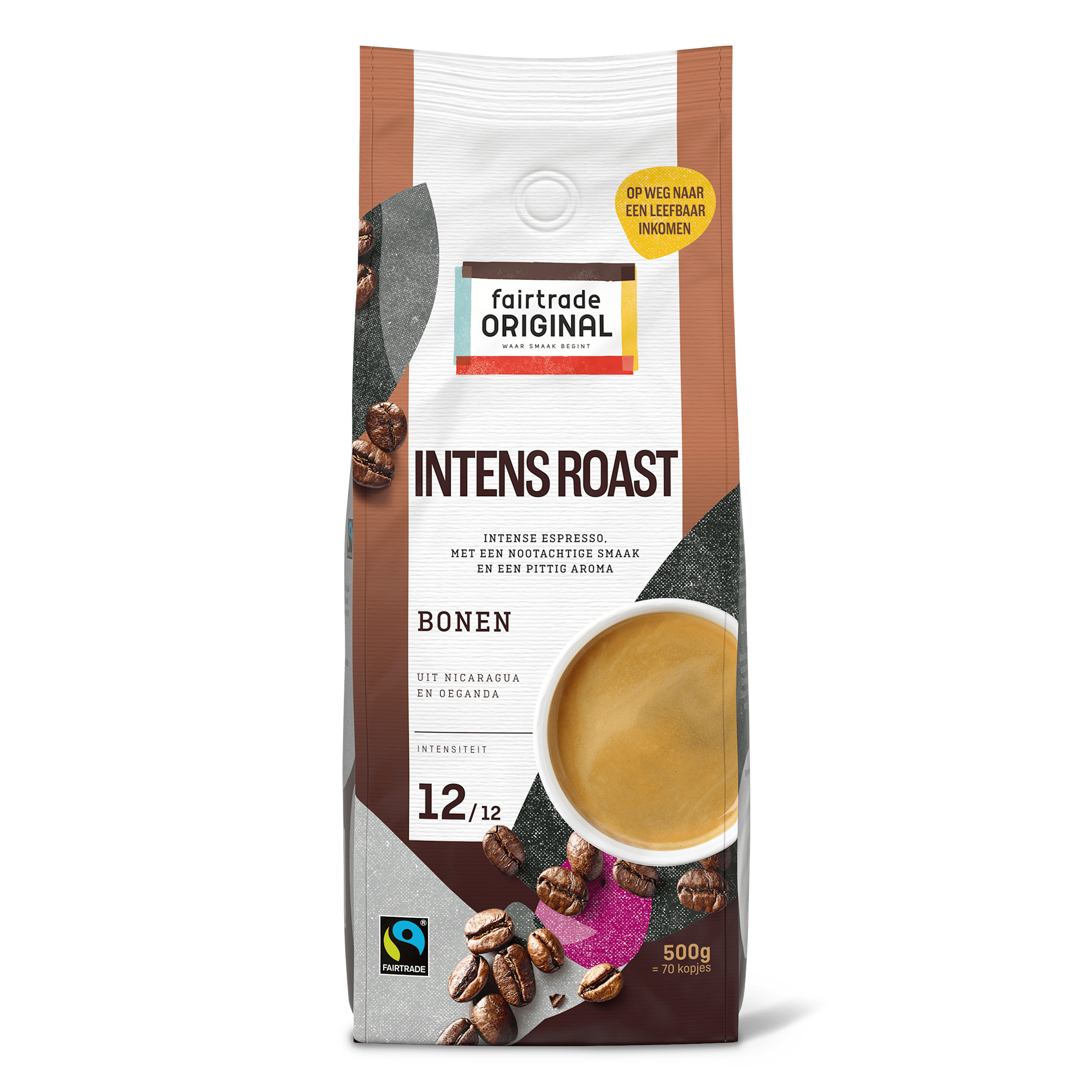 Fairtrade Original Intens roast 12 koffiebonen