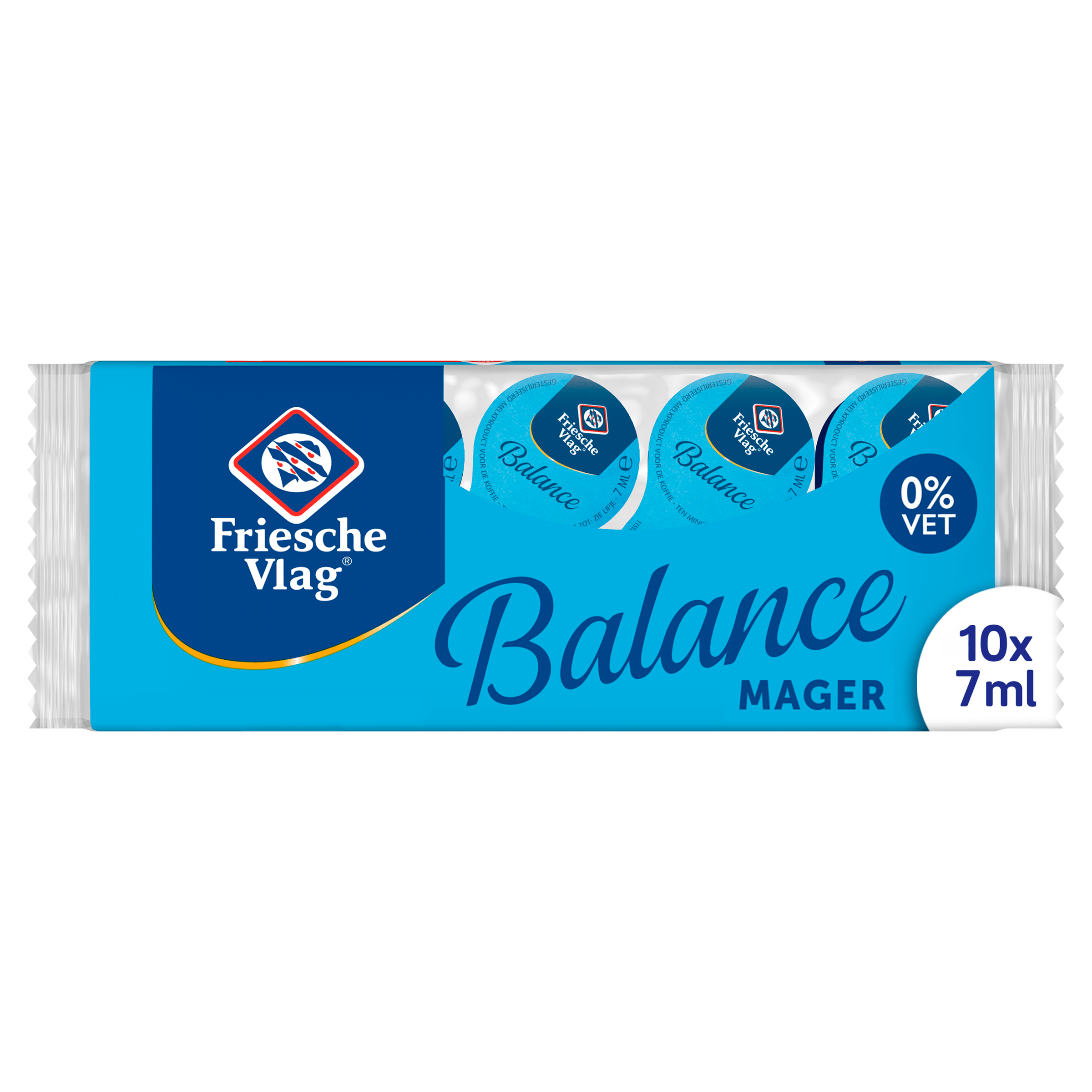 Friesche Vlag Balance 0% vet Koffiemelk cups