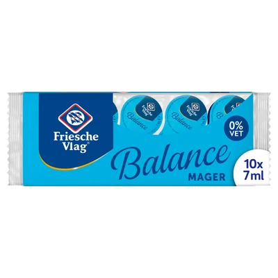 Friesche Vlag Balance 0% vet Koffiemelk cups