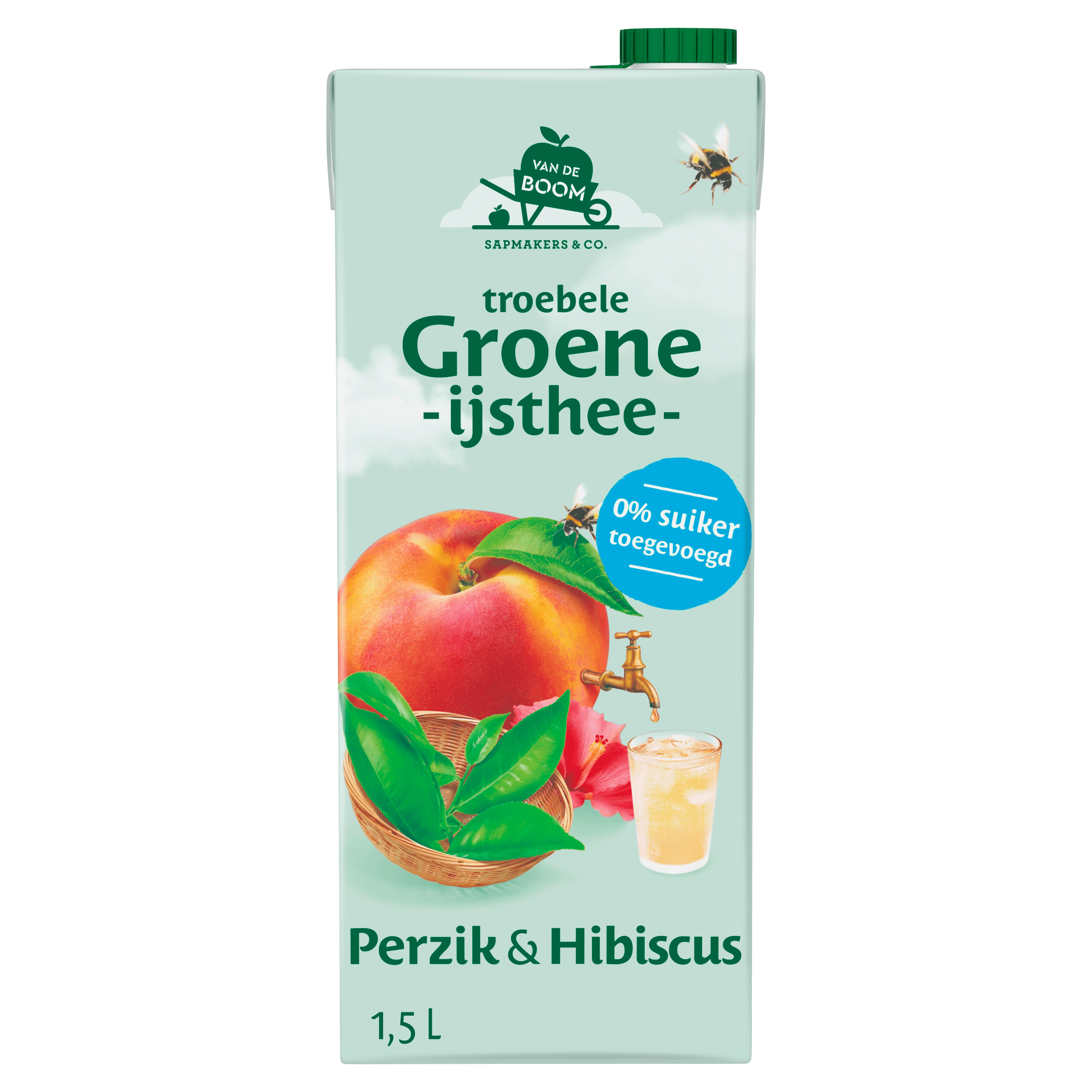 Van de Boom Groene thee perzik