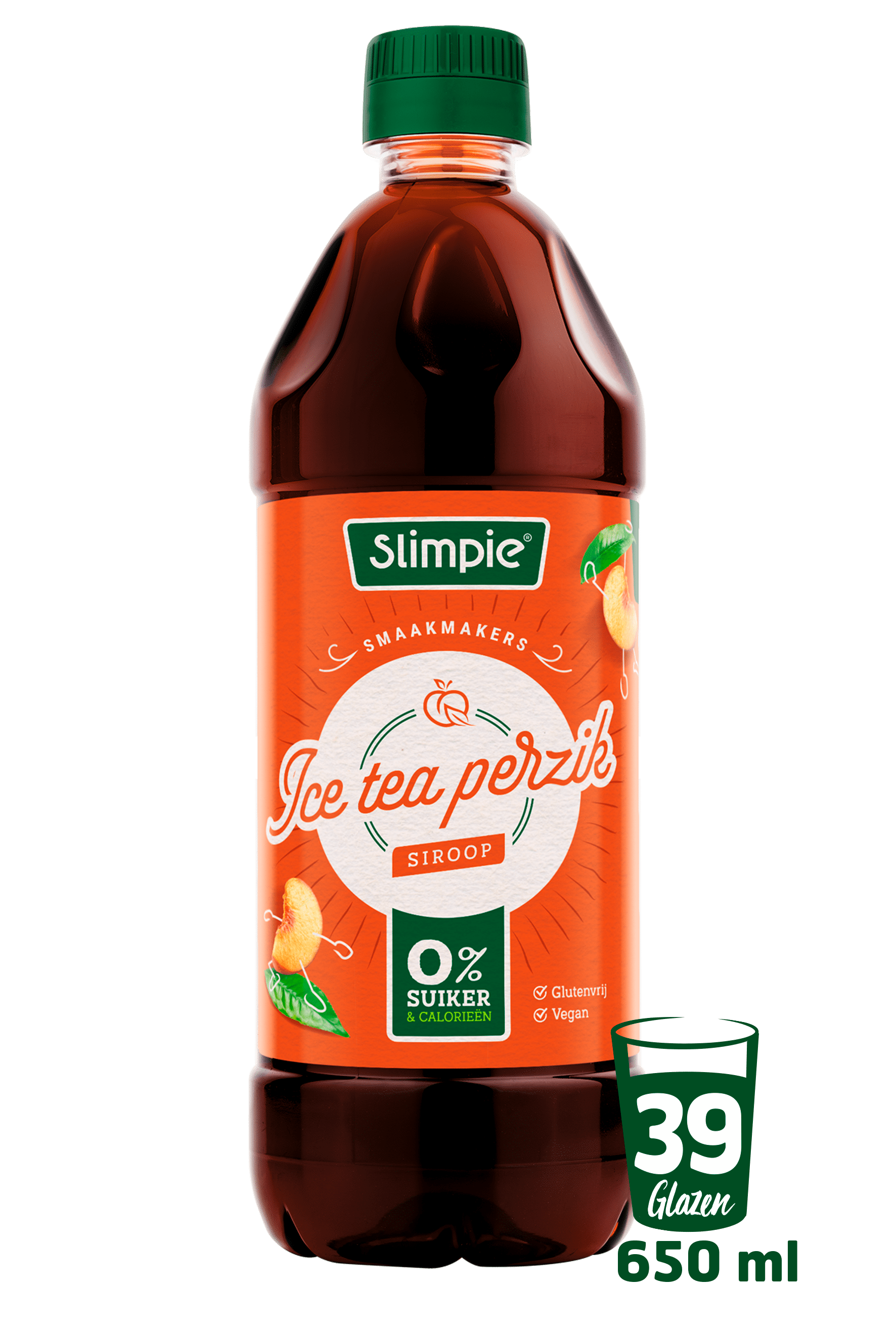 Slimpie Limonadesiroop ice tea perzik